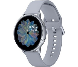 Samsung Galaxy Watch Active 44mm aluminum Silicone Strap Cloud Silver Mobile