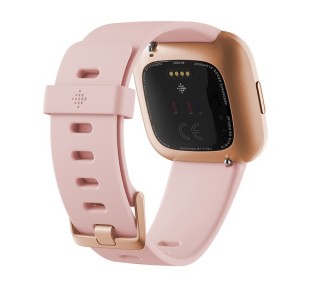 Fitbit Versa smart watch, Petal/Copper Rose Aluminum Mobile