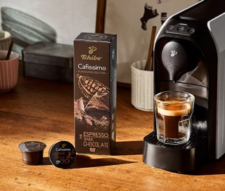 TCHIBO Cafissimo Espresso Dark Chocolate Magnetic Dom