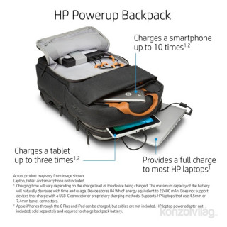 HP Powerup power bank backpack Mobile