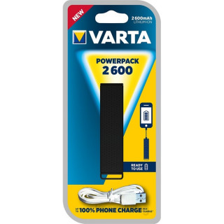 Varta 2600mAh Black powerbank Mobile