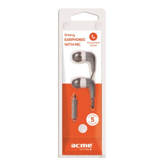 Acme HE15G Groovy Gray microphone earphone Mobile