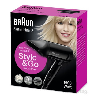 BRAUN HD 350 Style&go Hair dryer Dom