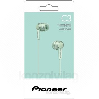 Pioneer SE-C3T-GR in-Ear Headset Green Mobile