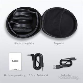 Taotronics TT-BH060 Bluetooth active with noise filter Black headset Mobile