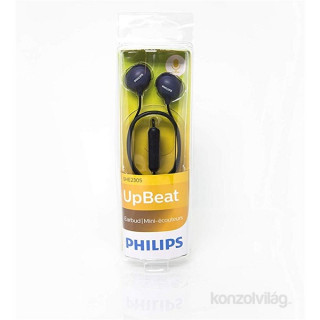 Philips SHE2305BK Upbeat Earbud Black microphone earphone Mobile