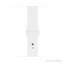 Apple Watch S3 42mm silver aluminum case, White with sports strap thumbnail