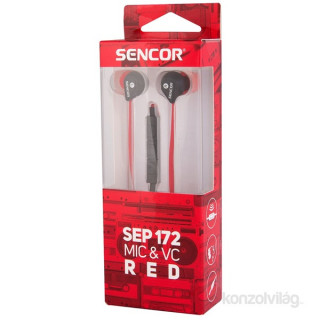 Sencor SEP 172 Red microphone earphone Mobile