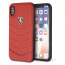 Ferrari Heritage iPhone X/XS leather hard Red case thumbnail