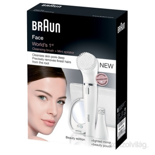 Braun SE831 facial EPILATOR and facial cleanser Dom