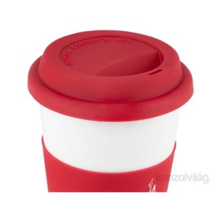 Bialetti "Coffe to go" 300 ml red porcelain portable coffee mug Dom