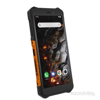 myPhone HAMMER IRON 5,5" 3G 1/16GB Dual SIM Black-orange drop, dust and impact resistant smart phone Mobile