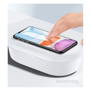 Usams ZB138 multifunctional portable sterilization box and Wireless QI charger Dom