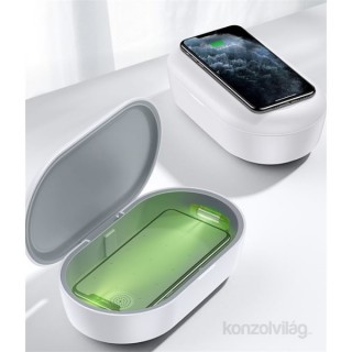 Usams ZB138 multifunctional portable sterilization box and Wireless QI charger Dom