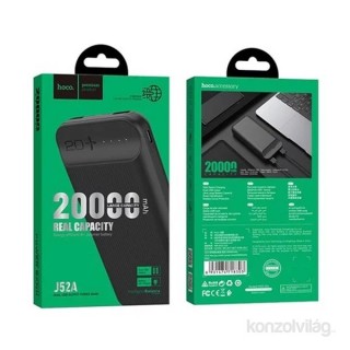 Hoco J52A 2xUSB/20.000 mAh/Black powerbank Mobile