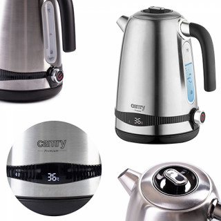 Camry CR1291 kettle with LCD display and with temperature controller, 1.7L Dom