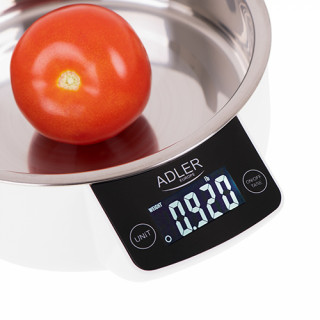 Adler AD3166 5kg,900 ml black-white  kitchen scale Dom