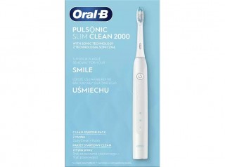 Oral-B Pulsonic Slim Clean 2000 white electric toothbrush Dom