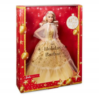 Barbie Holiday lutka za 35. godišnjicu - plava kosa (HJX06) Igračka