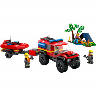 LEGO City Vatrogasno vozilo 4x4 i čamac za spašavanje (60412) Igračka