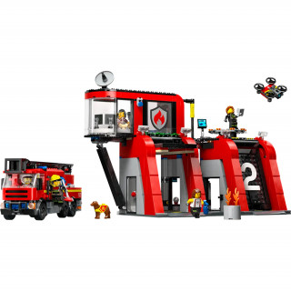 LEGO City Vatrogasna postaja i vatrogasno vozilo (60414) Igračka