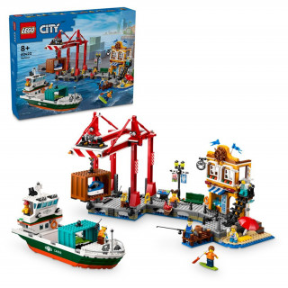 LEGO City: Gradska luka s teretnim brodom (60422) Igračka