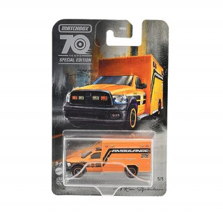 Matchbox za 70. godišnjicu otvorenog automobila - 2019 Ram Ambulanta (HMV12-HMV17) Igračka