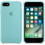 Apple IPhone Azure blue silicone case thumbnail