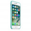 Apple IPhone Azure blue silicone case thumbnail