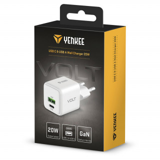 YENKEE YAC G38 USB C i USB A punjač 20W Mobile