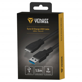 YENKEE YCU 011 BK USB A - Micro B kabel Mobile