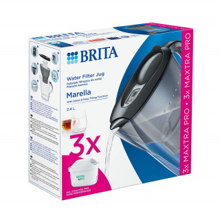 Brita Marella XL 2,4 L početni kit + 3 Maxtra PRO filtera - siva Dom