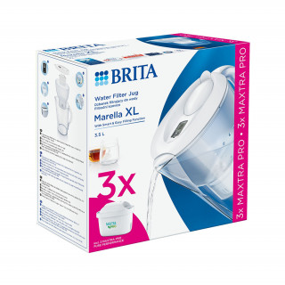 Brita Marella XL 3,5 L startni paket + 3 Maxtra PRO filtera - Bijela Dom