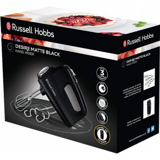 Russell Hobbs 24672-56/RH Matte Black hand mixer Dom