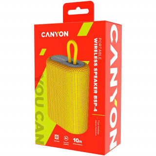 Canyon Bluetooth zvučnik BSP-4 5W - žuti (CNE-CBTSP4Y) PC