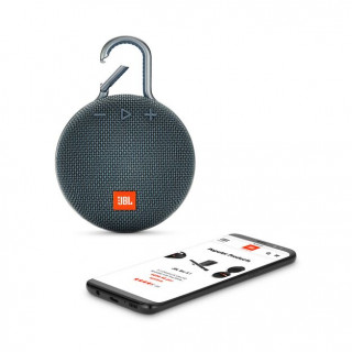 JBL Clip bluetooth speaker, waterproof (Blue) JBLCLIP3BLU Mobile