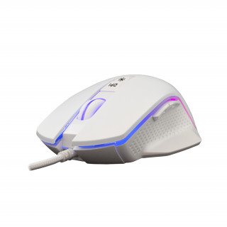 WHITE SHARK WS GM-5009W GARETH-W gaming miš, žični, bijeli, 6400 Dpi, 7D, RG PC