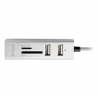 YENKEE YHC 101SR USB 2.0 hub i čitač kartica PC