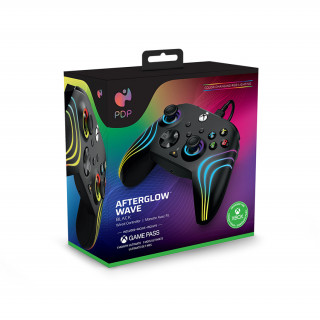 PDP Xbox Series X/S Žičani kontroler - Afterglow WAVE audio osvjetljenje - Crno (Xbox Series X/S) Xbox Series