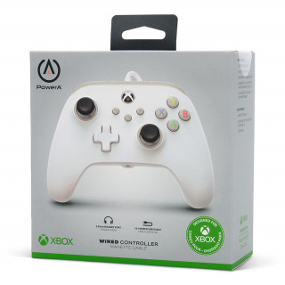 PowerA USB Xbox žični kontroler - bijeli Xbox Series