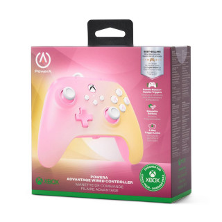 PowerA Xbox Series X|S Advantage Controller (Pink Lemonade) Xbox Series