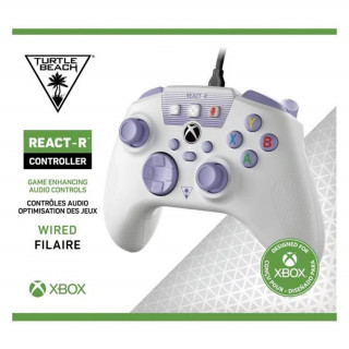 Turtle Beach REACT-R žičani kontroler - bijelo/ljubičasto (TBS-0732-02) Xbox Series